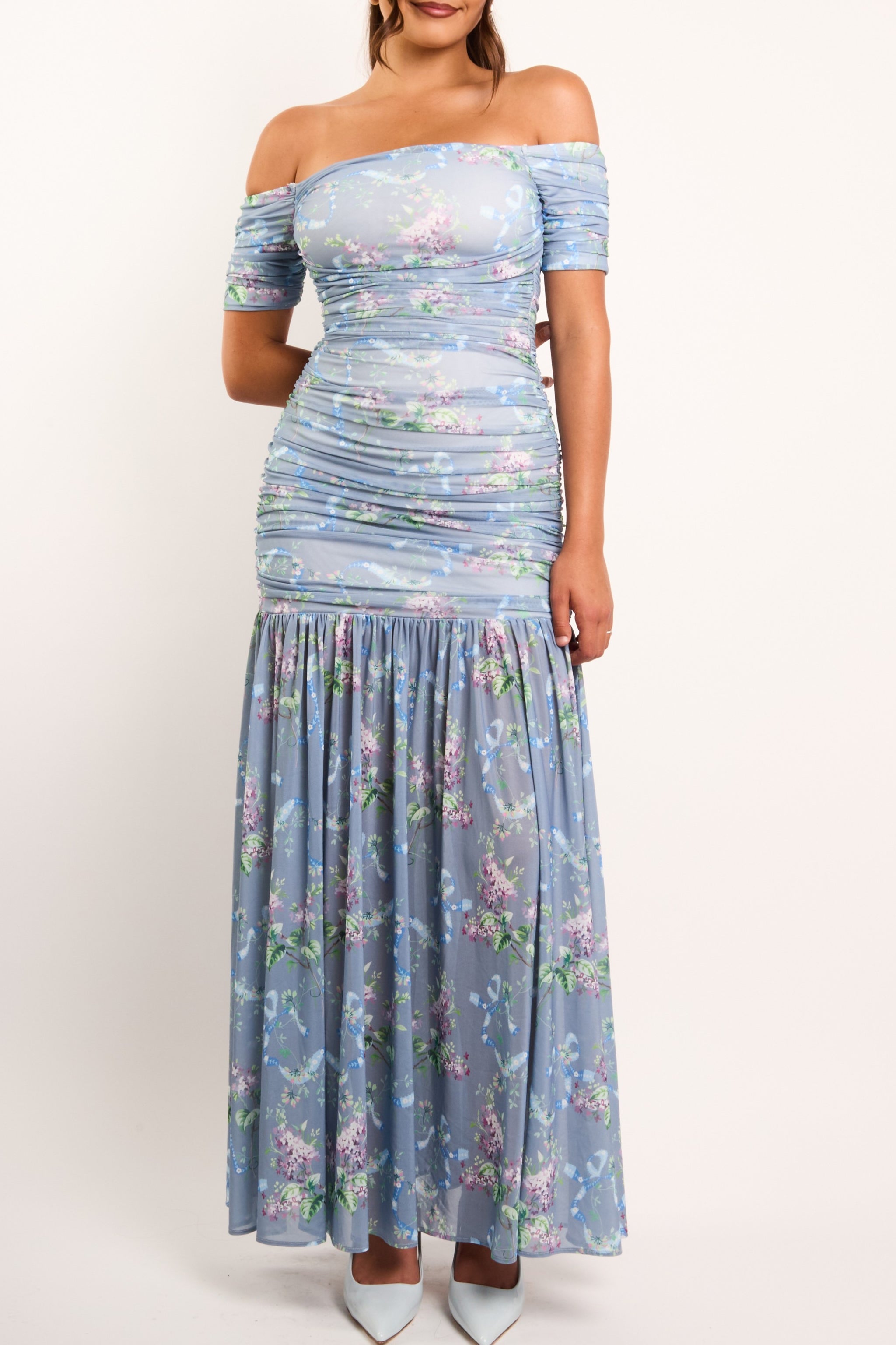 chinese dress ladies Alisa Drop Shoulder Maxi Dress