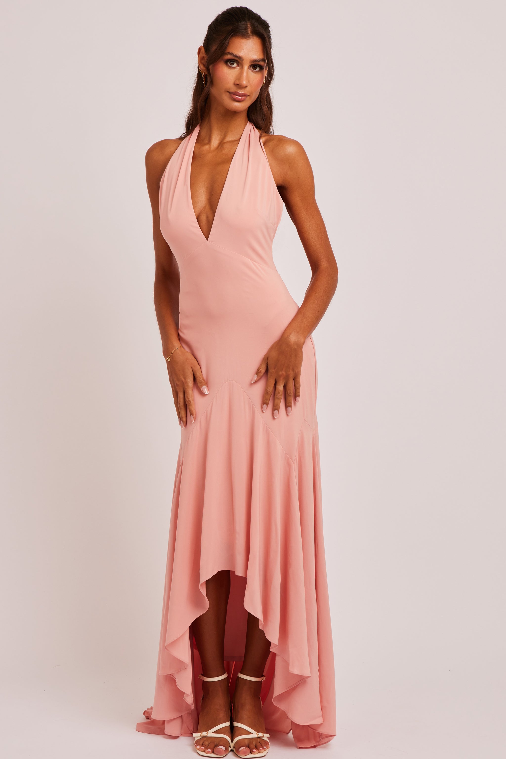 green emerald velvet dress Sequin High Low Hem Maxi Dress, Light Blue – Jolie Moi Retail
