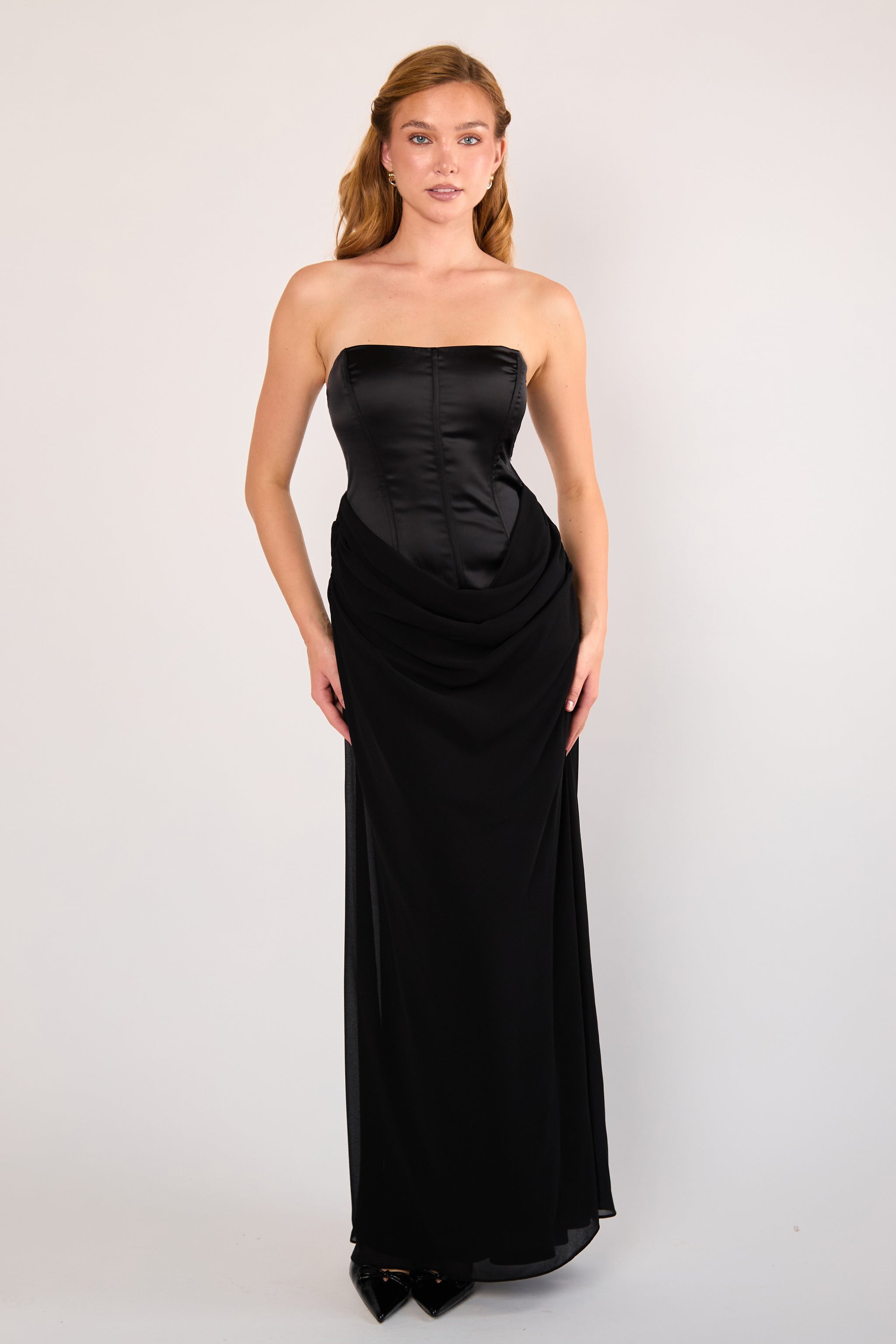 uk corset dress Styles women product Spandex 13% Lining Material Yours Curve Blue London Evening gown Size:9 (30)