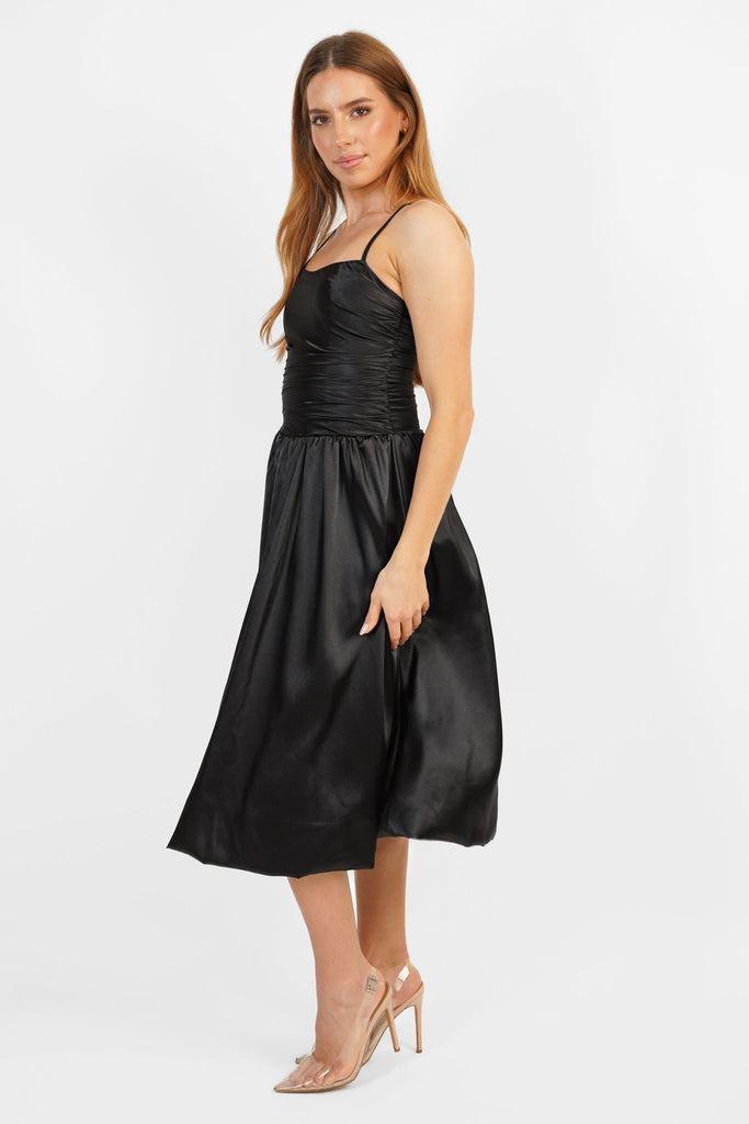 Hanity Dress in Black - Jadedroselondon
