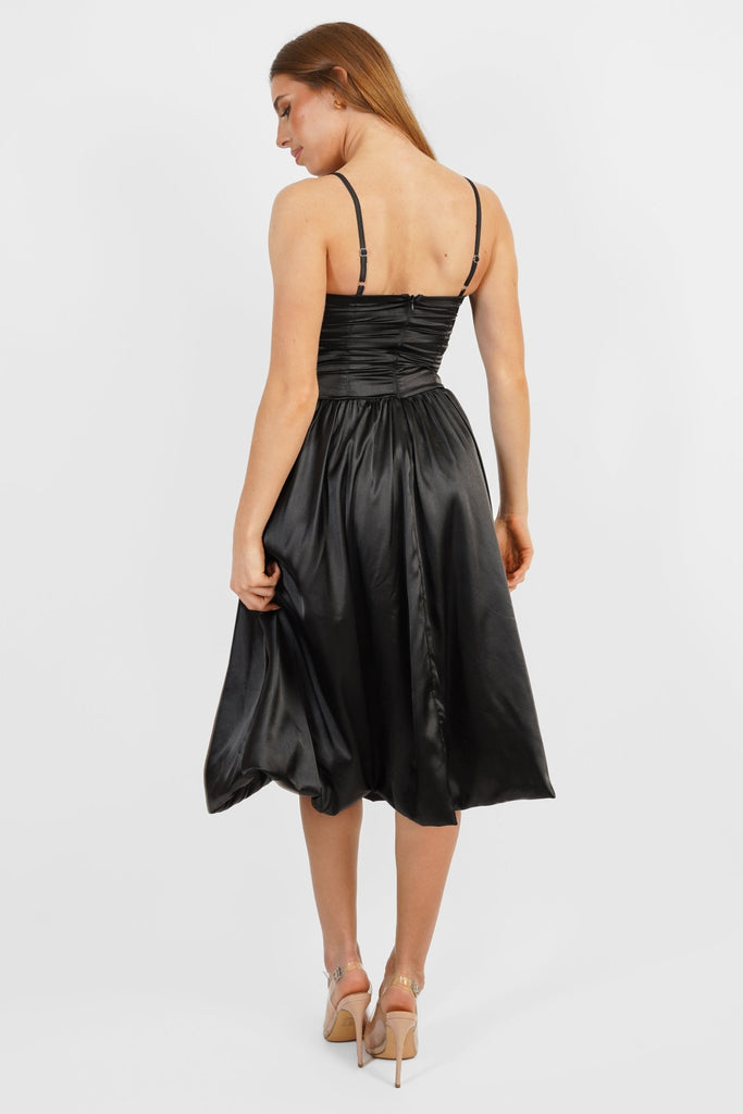 Hanity Dress in Black - Jadedroselondon