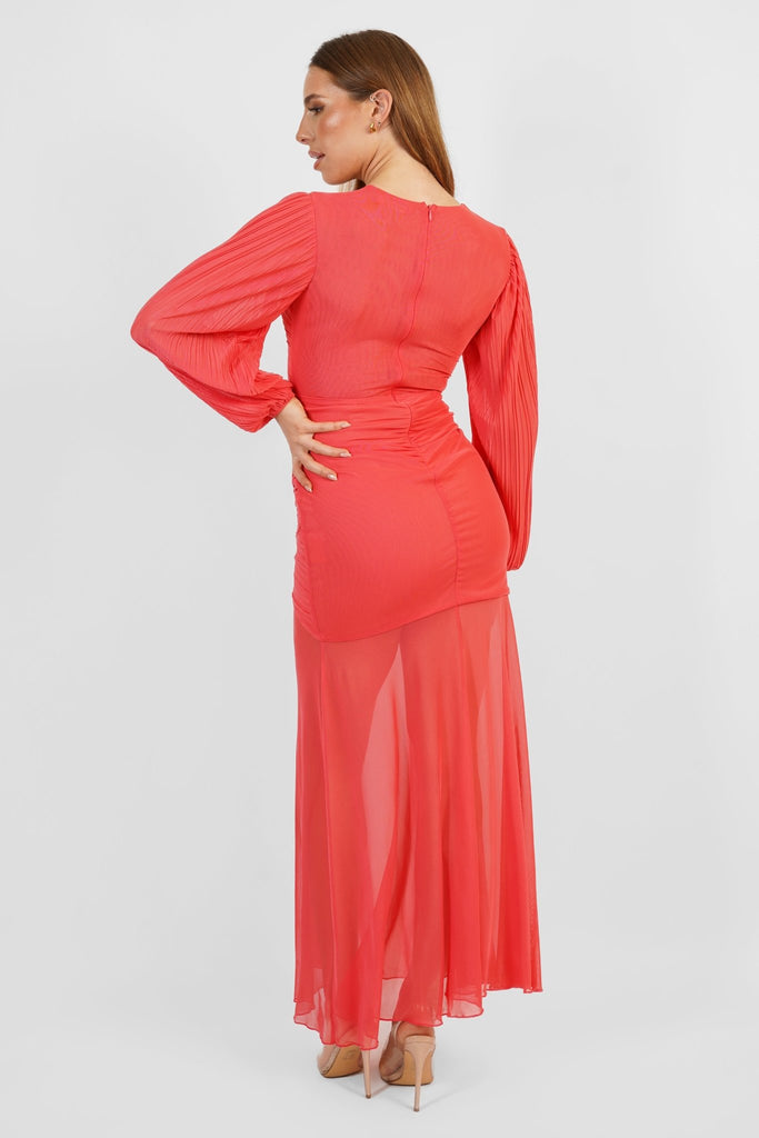 Jessie Maxi Dress in Radiant Red - Jadedroselondon