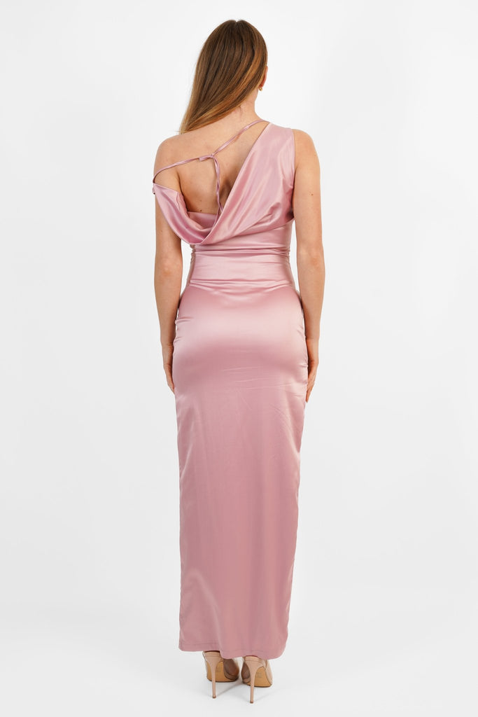 Semika Maxi Dress in Terracotta - Jadedroselondon