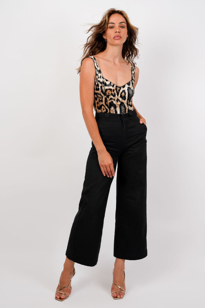 Wilma Leopard Bodysuit - Jadedroselondon